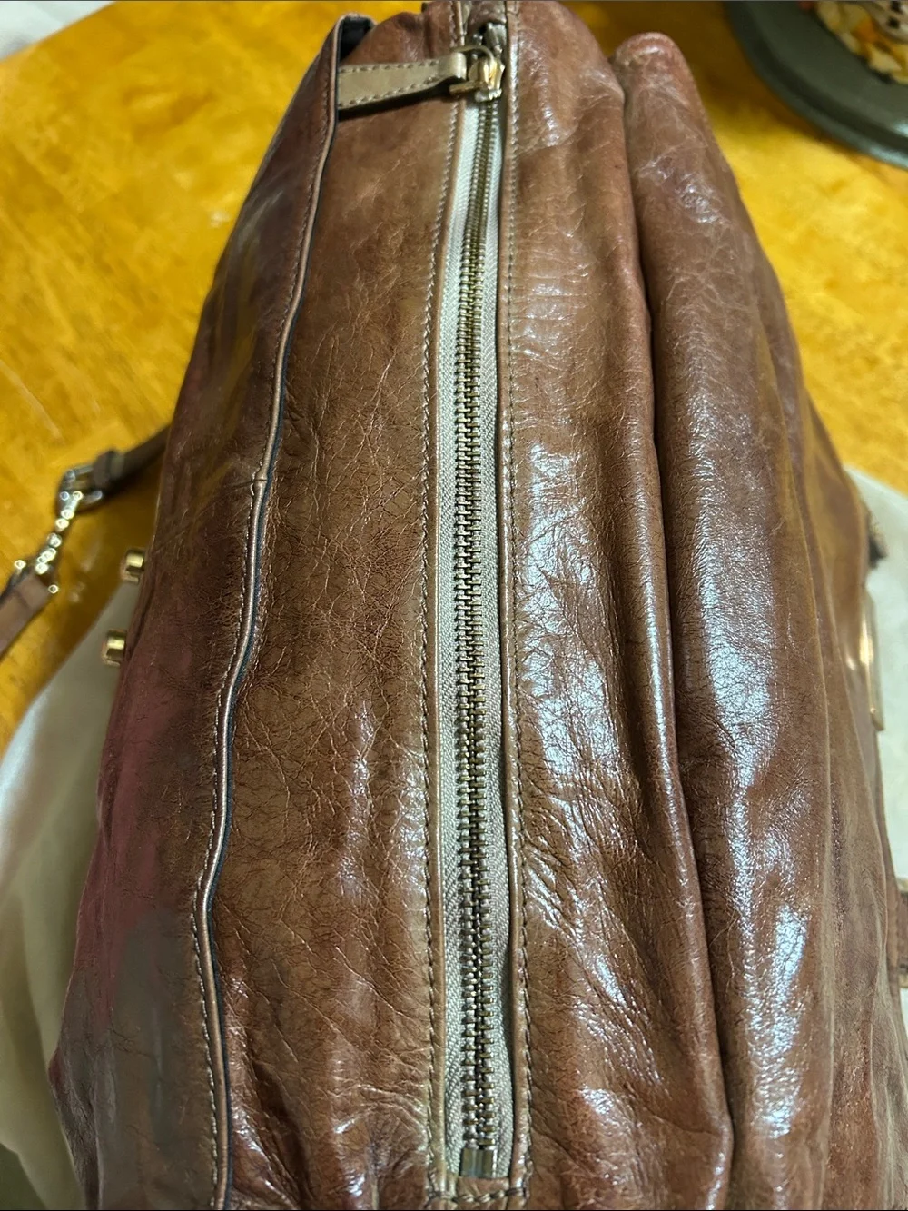 Vintage Miu Miu Leather Satchel Bag